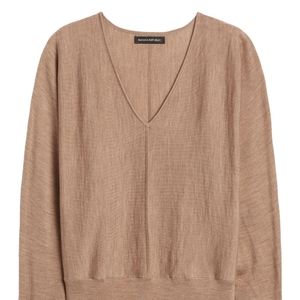 Merino Wool Tan Sweater